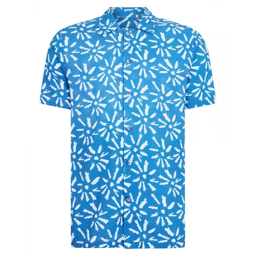 Tapered Short Sleeve Casual Shirt