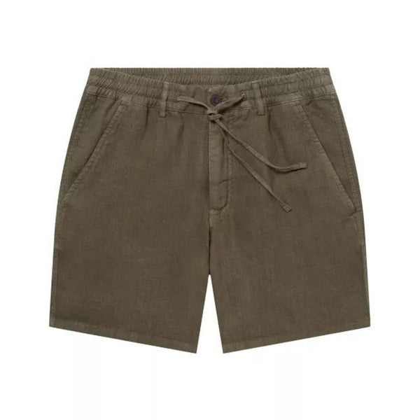 Straight Leg Linen Shorts
