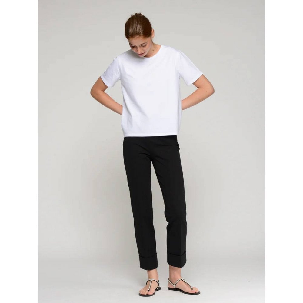 Straight Black Trousers