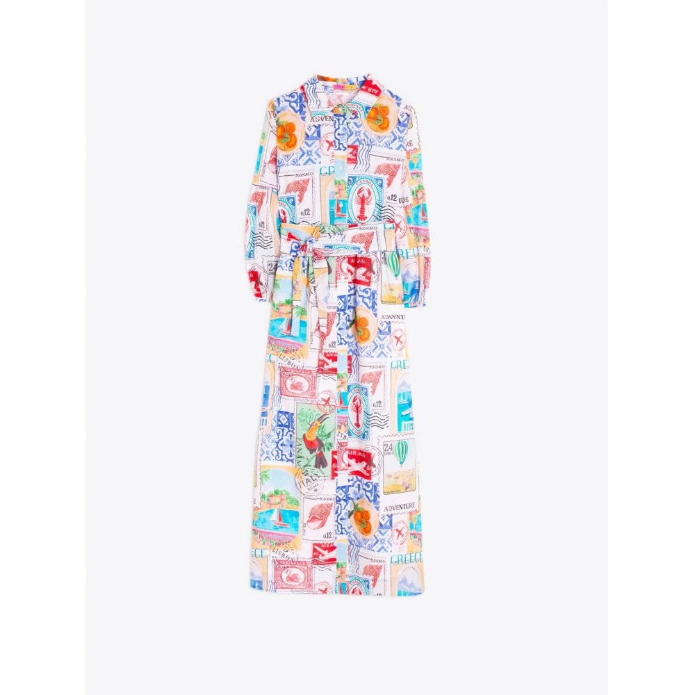 Stamp Print Dress