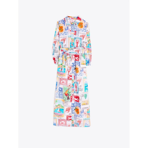 Stamp Print Dress