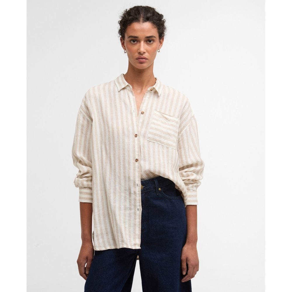 Annie Striped Linen Shirt