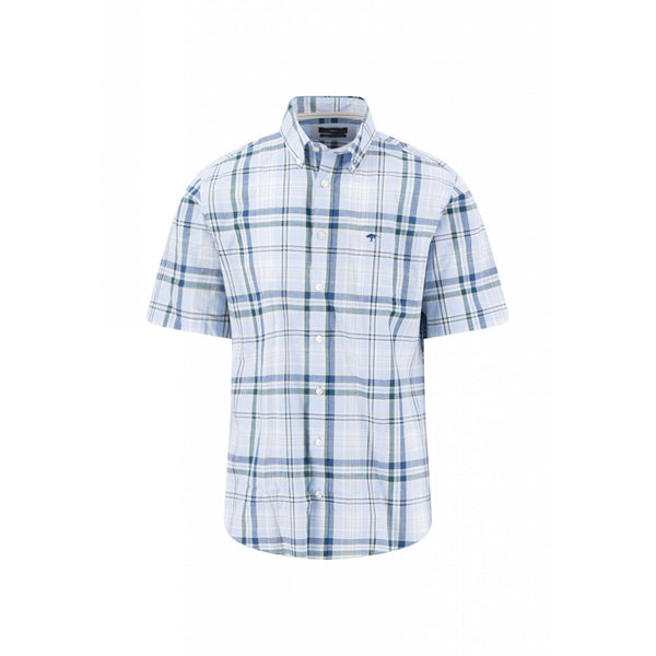 Slub Check Long Sleeved Shirt
