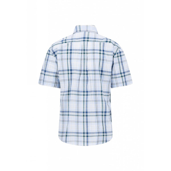 Slub Check Long Sleeved Shirt
