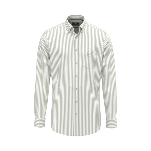 Washed Oxford Stripe Shirt