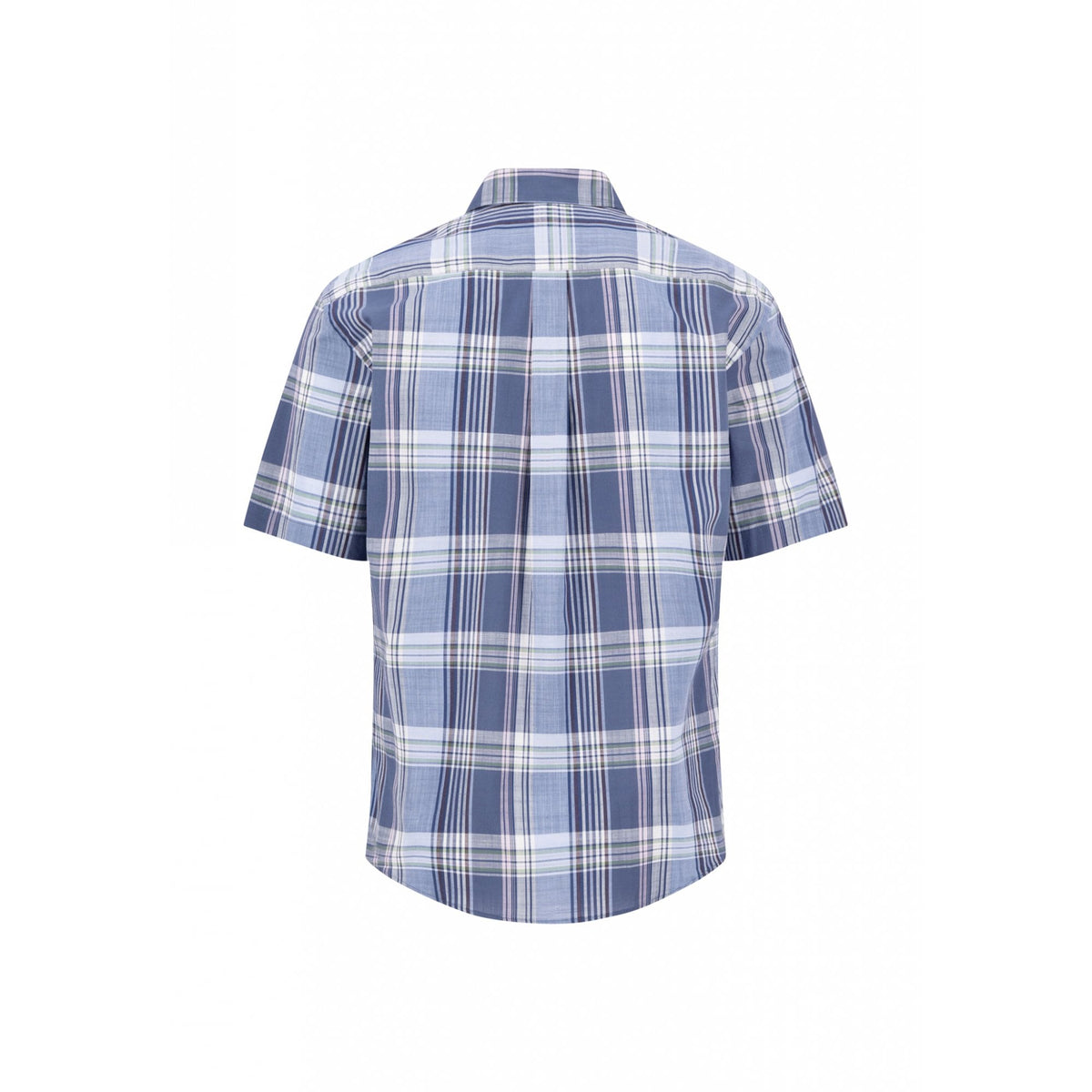Slub Check Short Sleeved Shirt