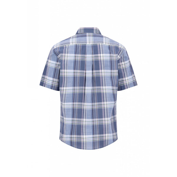 Slub Check Short Sleeved Shirt