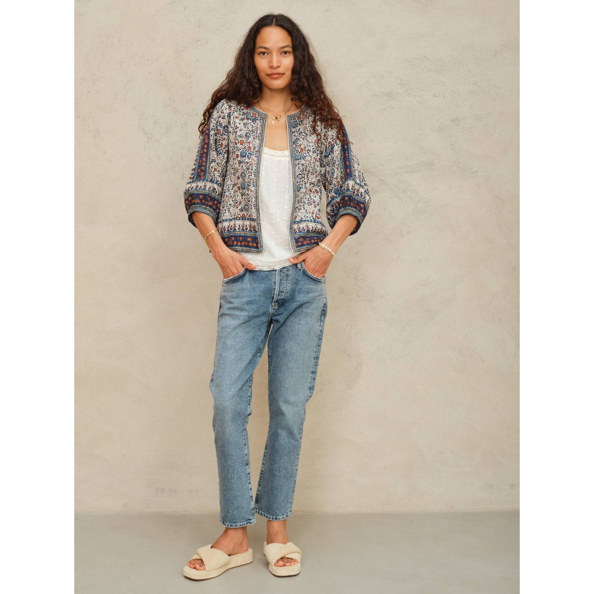 Cass Print Jacket