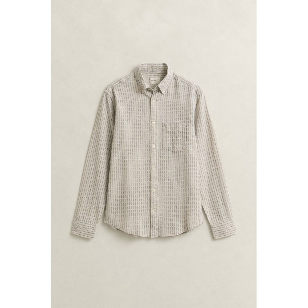 Striped Linen Blend Shirt