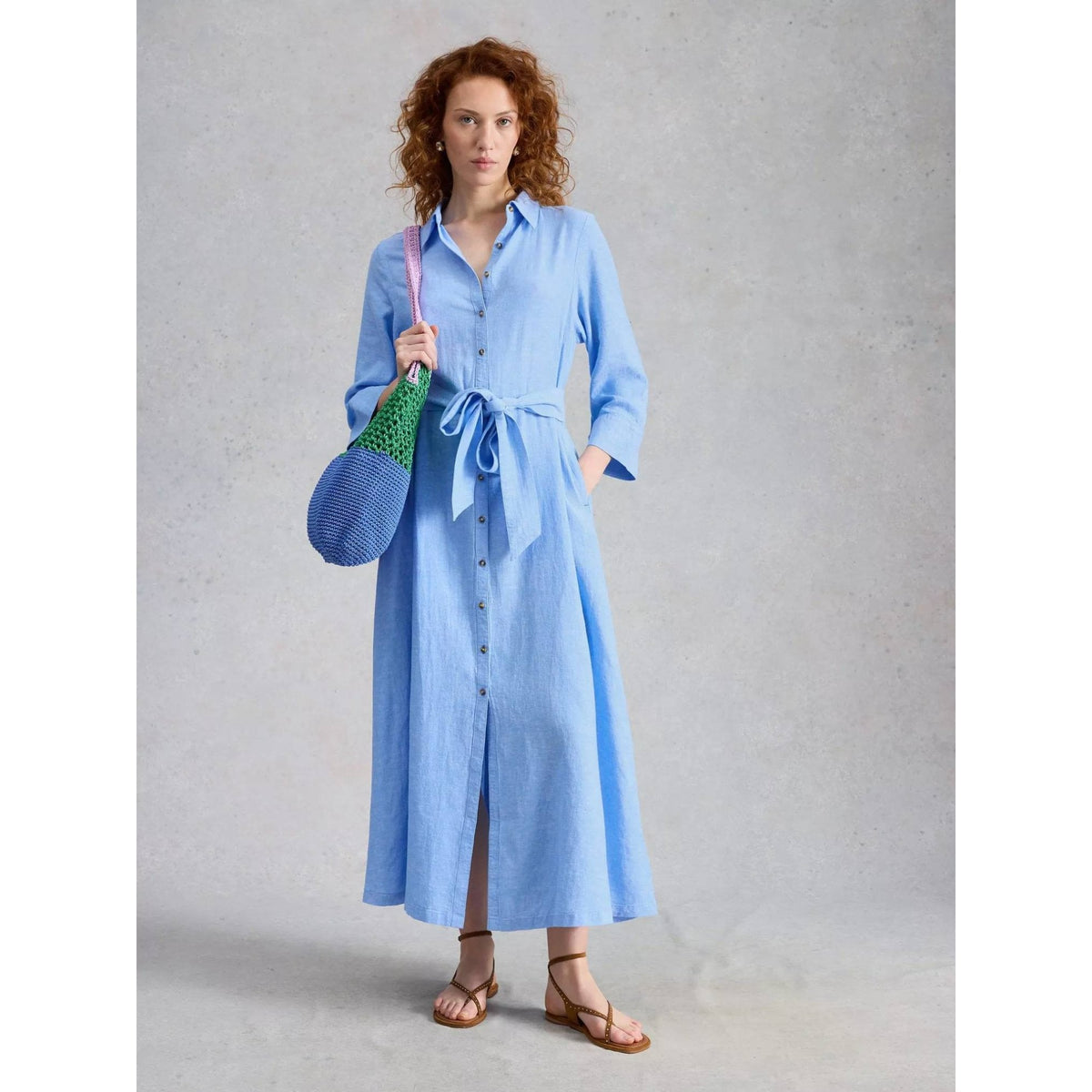 Soma Linen Shirt Dress