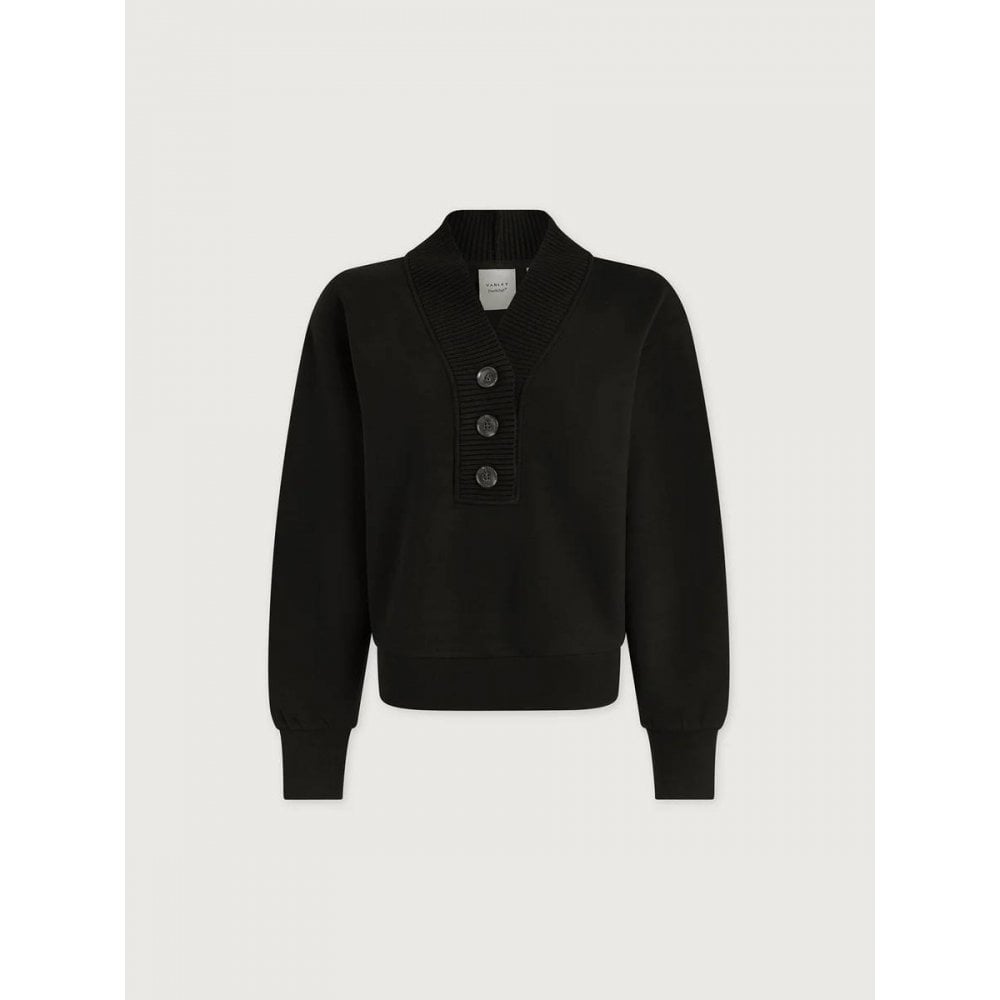 Lucine Button Front Sweat