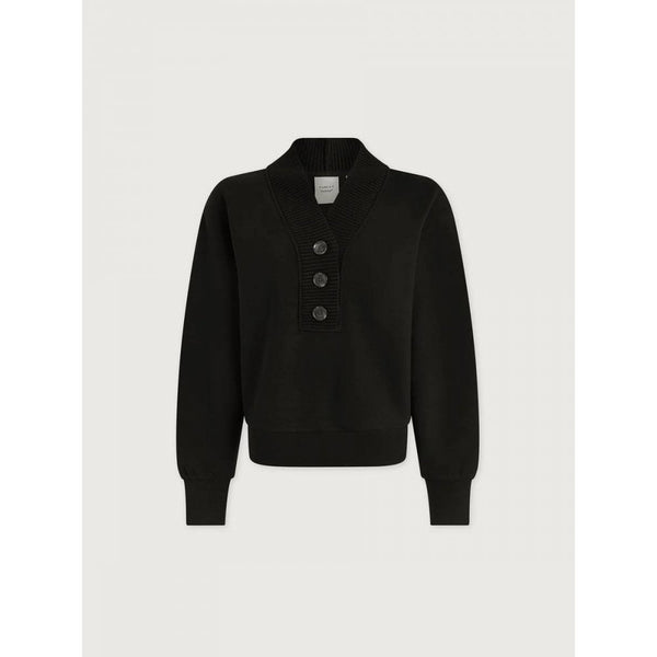 Lucine Button Front Sweat