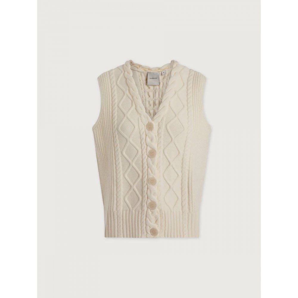 Tatyana Cable Knit Vest