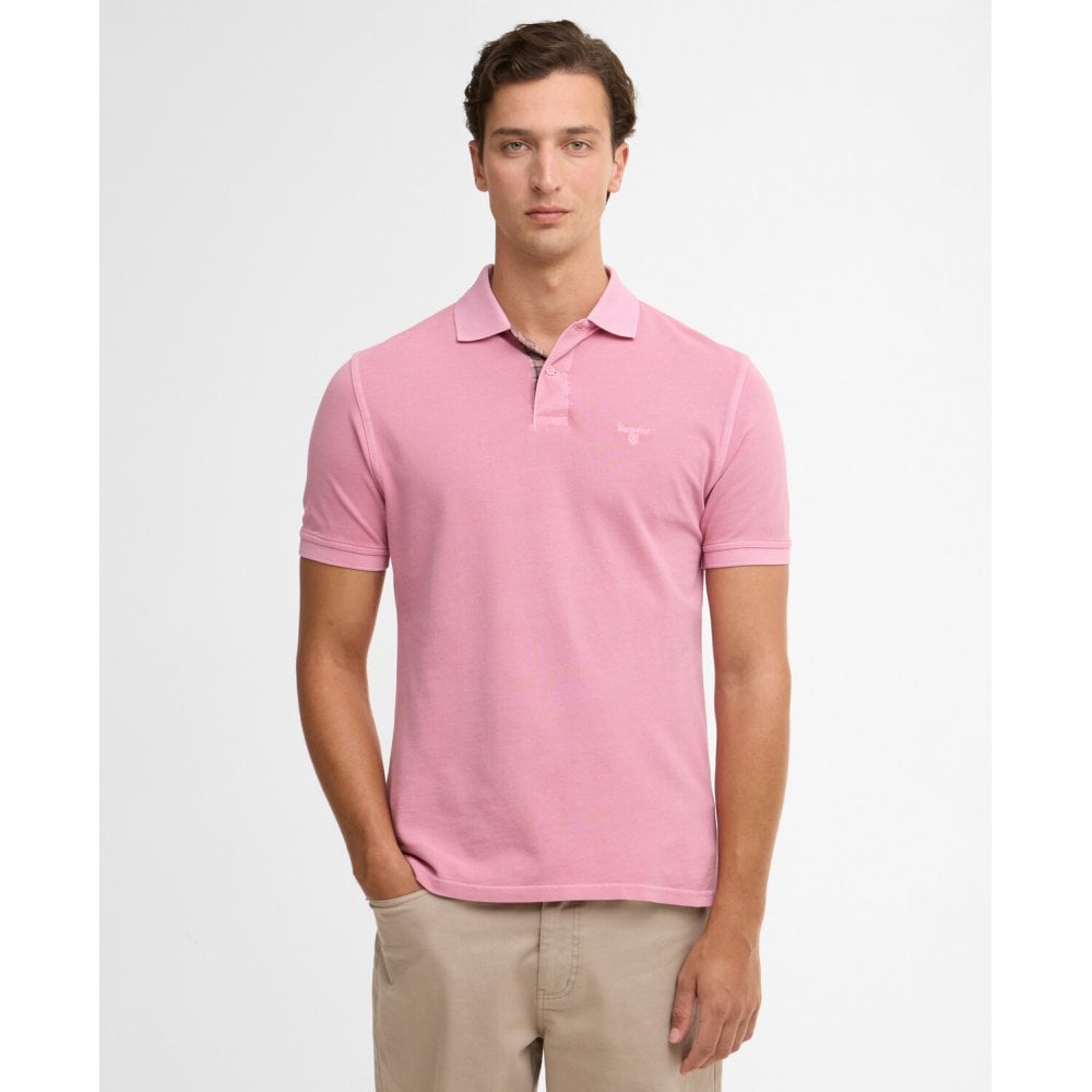 Washed Tartan Tailored Pique Polo