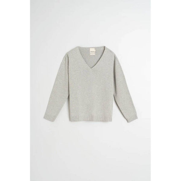 Plunge-Neck Sweater