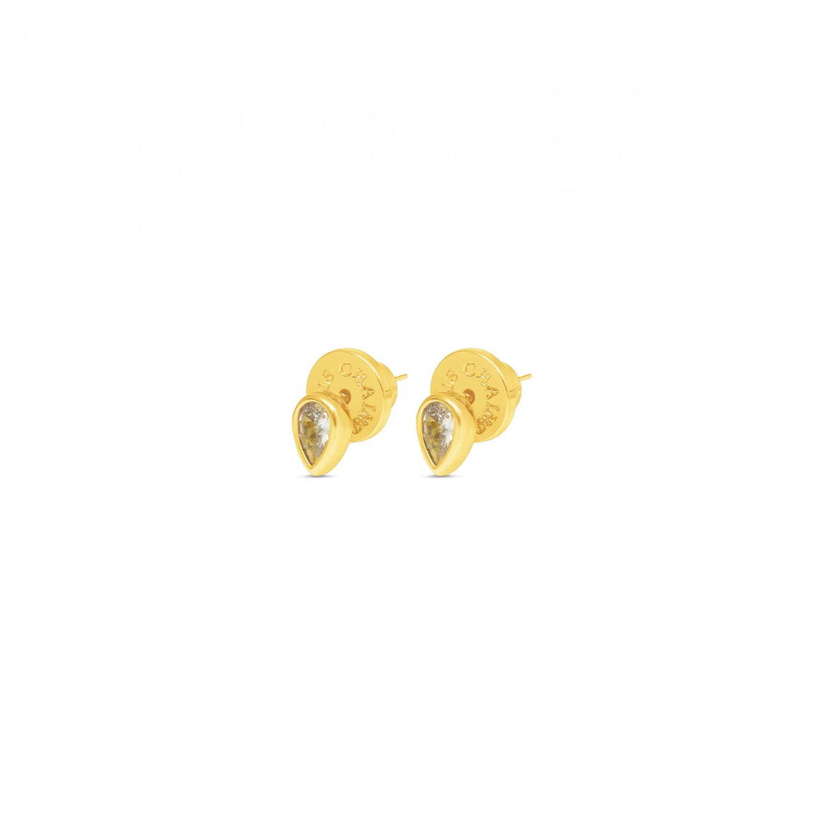 Pear Drop Studs MINI- Cubic Zirconia
