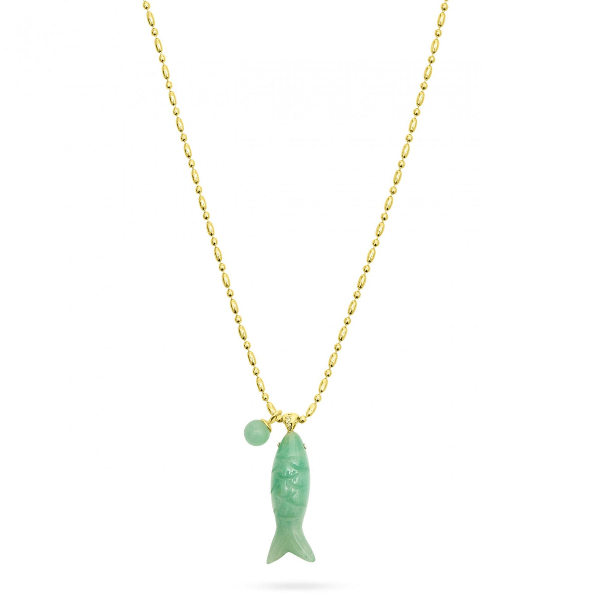 Happy Fish Pendant Necklace