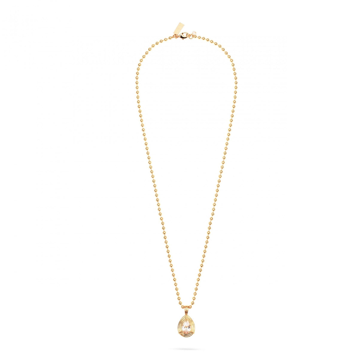 Pear Drop Pendant Necklace- Cubic Zirconia