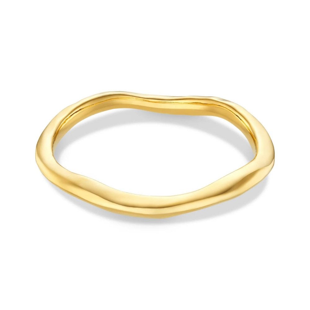 Polished Hammered Bangle