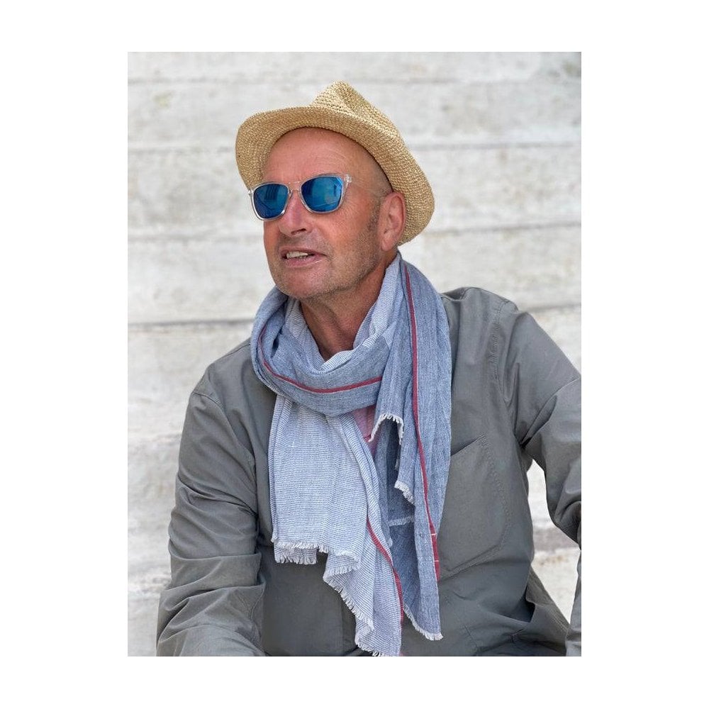 Billy Stripe Cotton Scarf