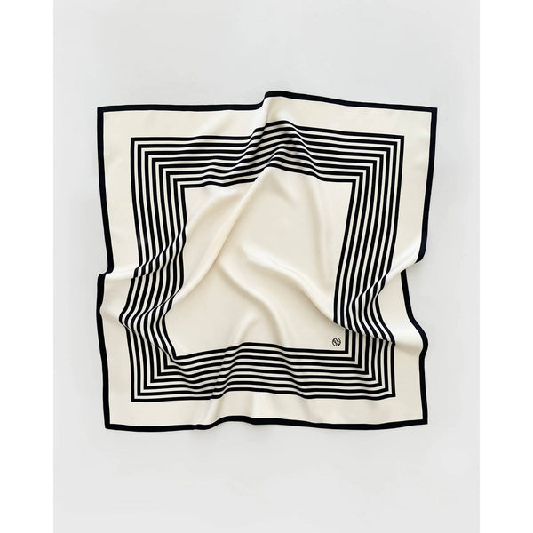 NO. 1 Cream Silk Scarf