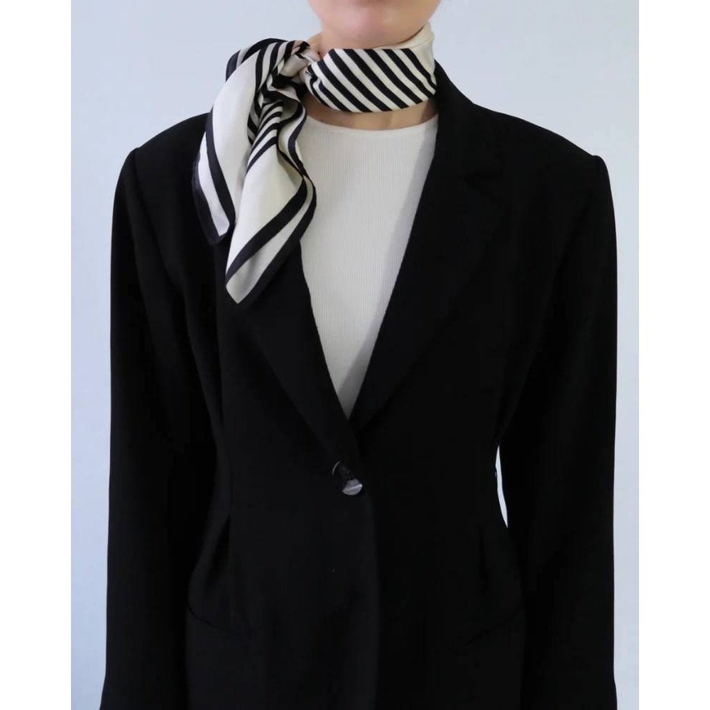 NO. 1 Cream Silk Scarf