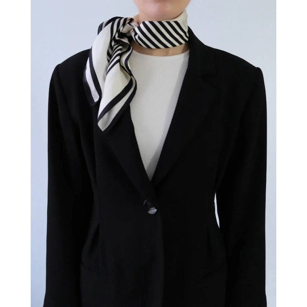 NO. 1 Cream Silk Scarf