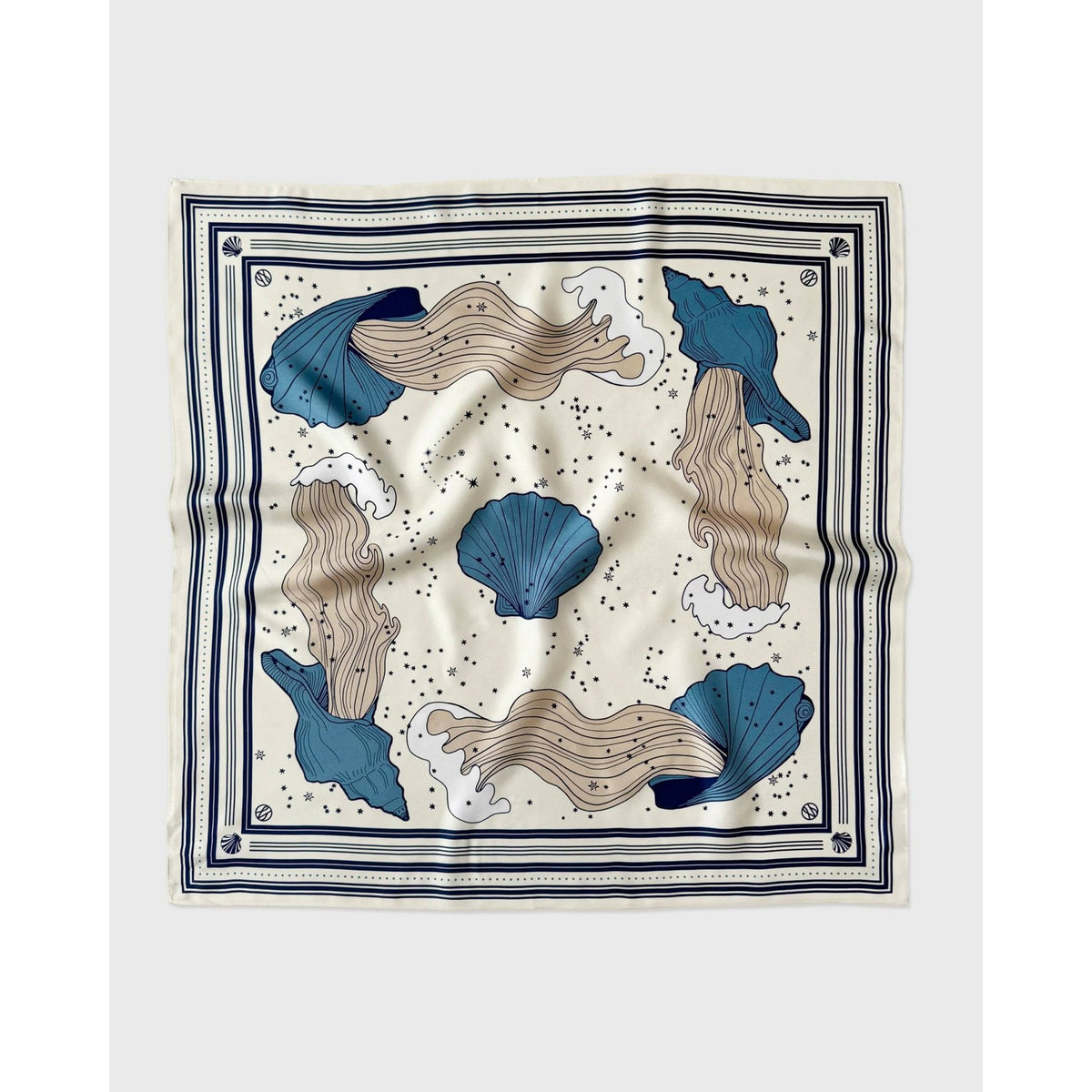 Aquarius Silk Scarf