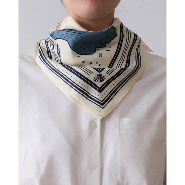 Aquarius Silk Scarf