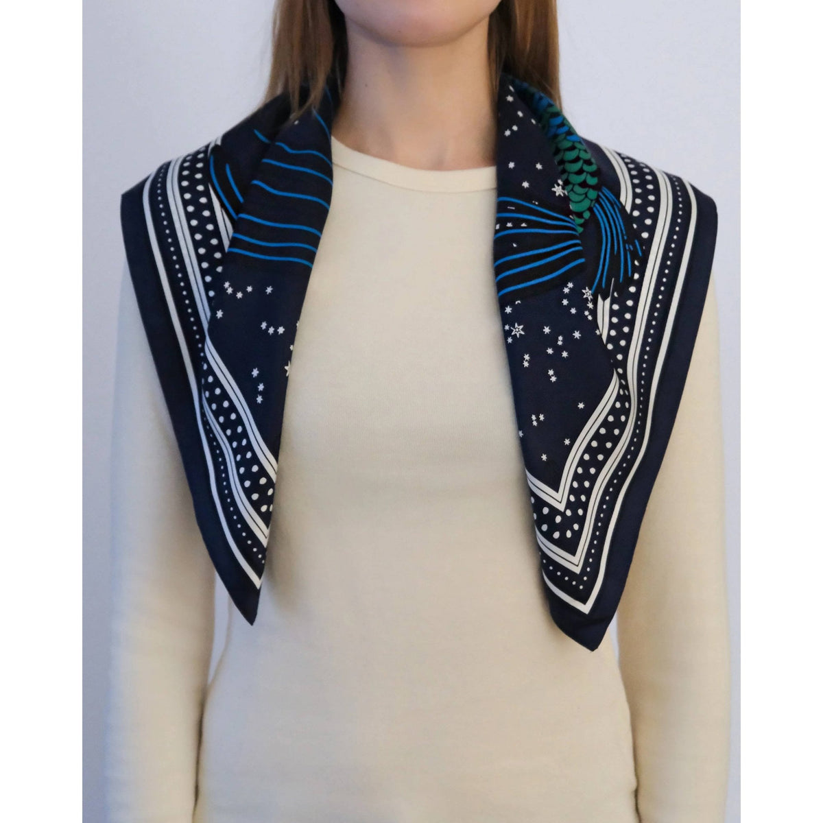 Pisces Silk Scarf