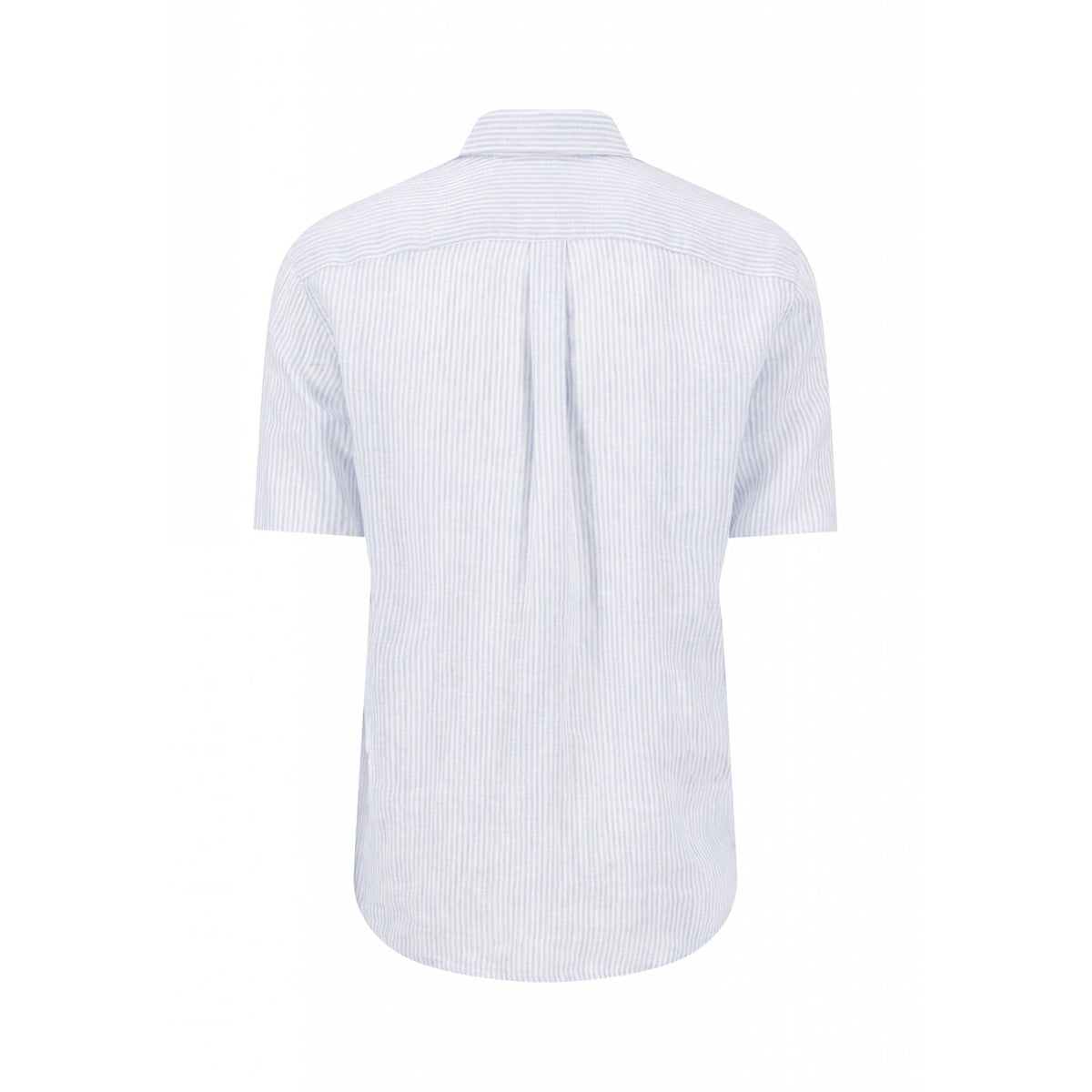 Linen Stripe Short Sleeved Shirt