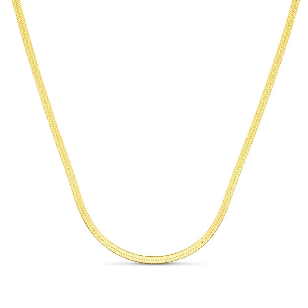 Flat Snake Chain Necklace