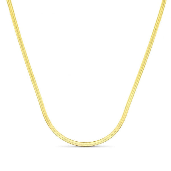 Flat Snake Chain Necklace