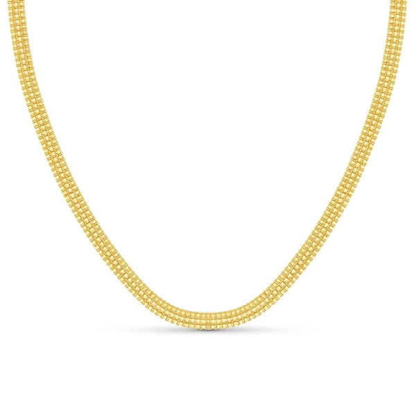 Flat Box Chain Necklace