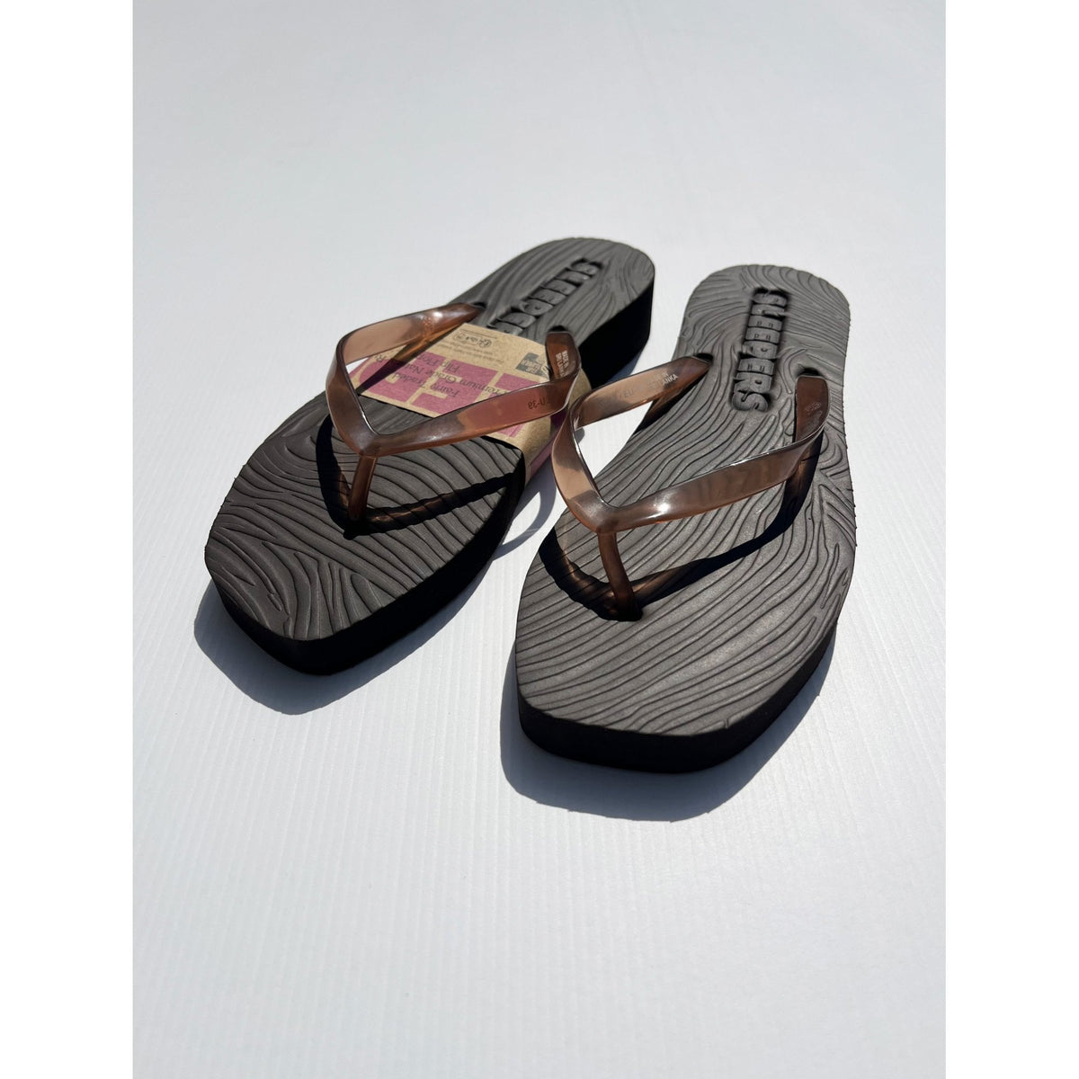 Tapered Platform Flip Flops