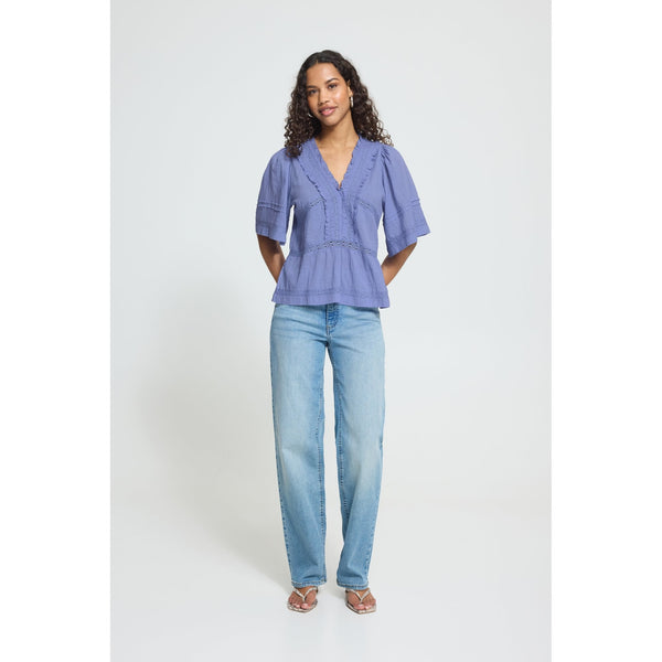 Voilana Short Sleeve Blouse