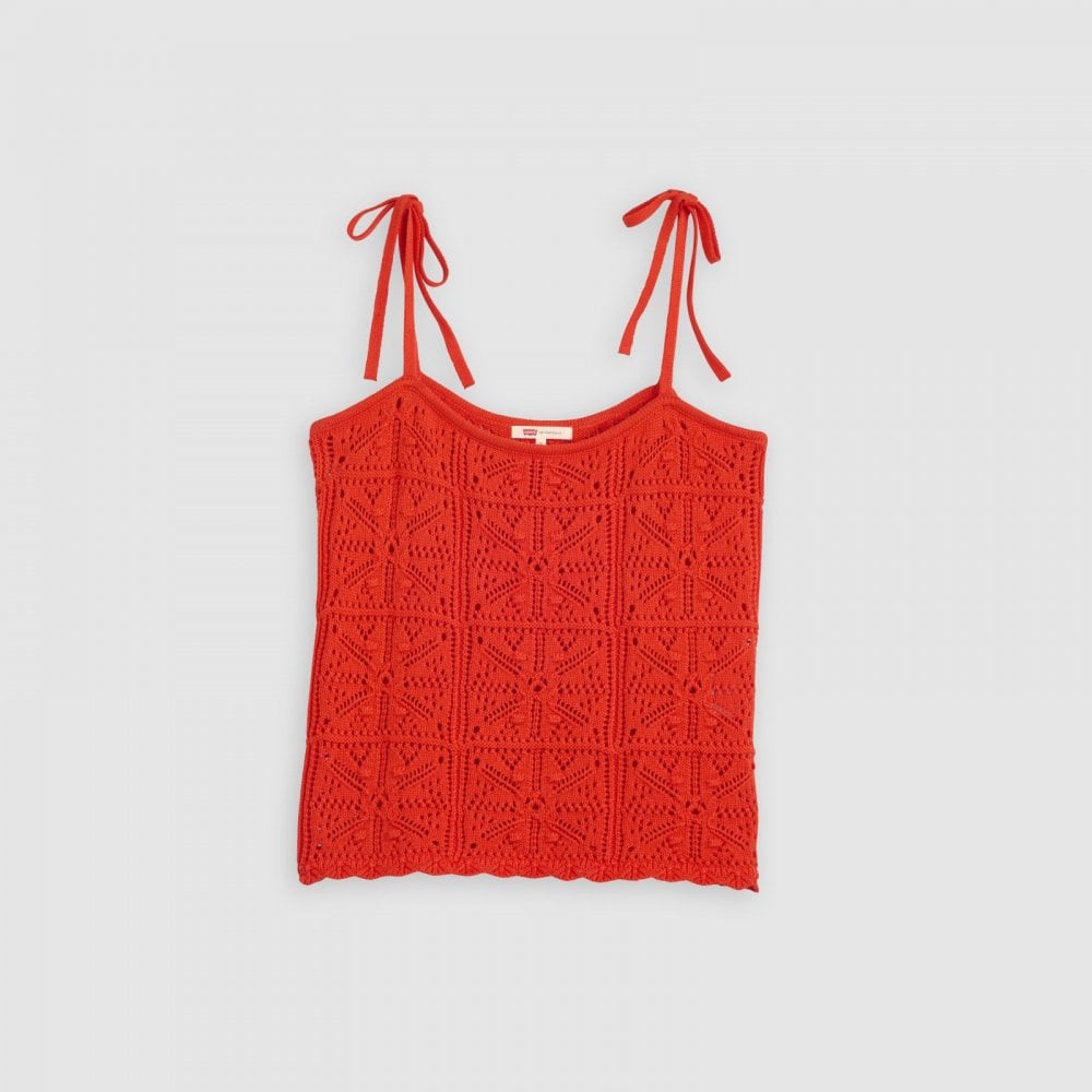 Abbey Tie-shoulder Sweater Tank Top