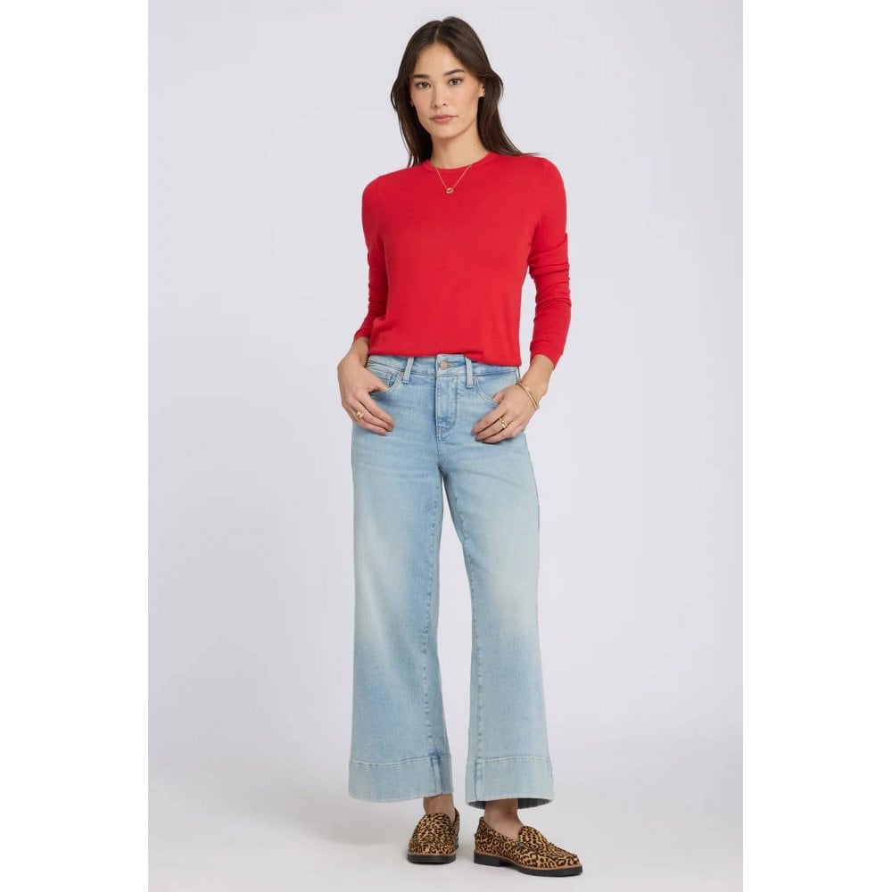 Teresa Wide Leg Ankle Jeans