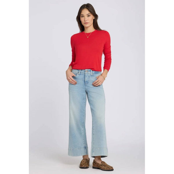 Teresa Wide Leg Ankle Jeans