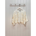 Drawstring Cropped Blouse