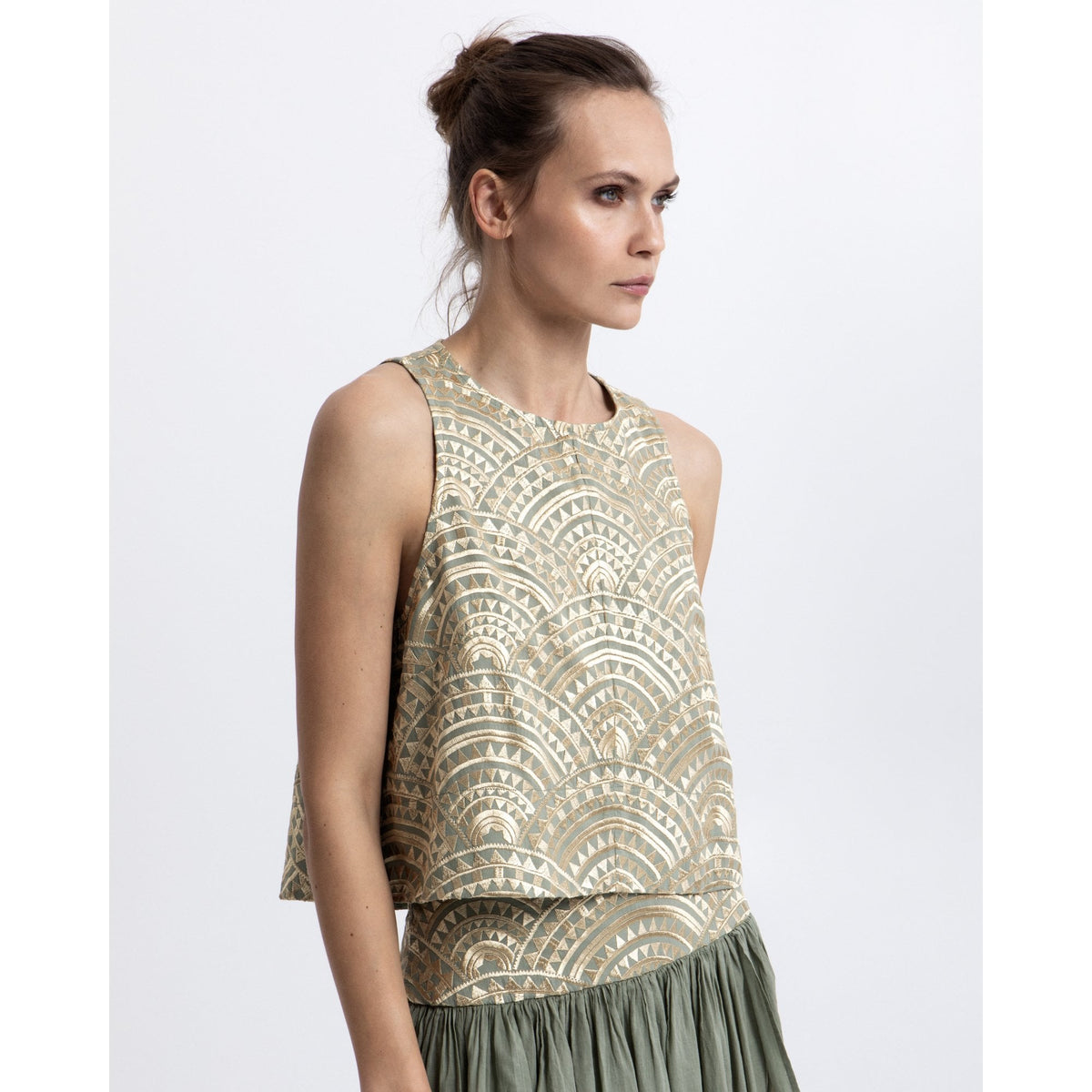 Triangle Sleeveless Top