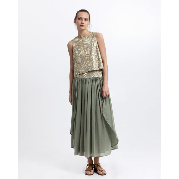 Triangle Maxi Skirt