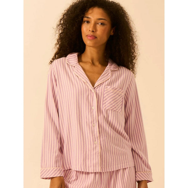 Soft Brushed Woven Pyjama Top