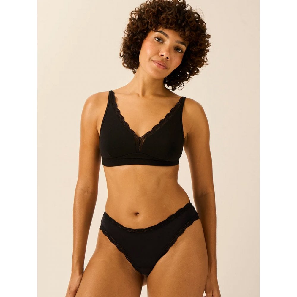Lace Plunge Bra