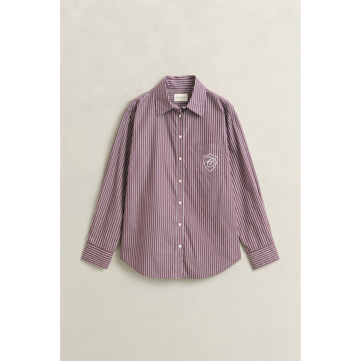 Relaxed Fit Striped Classic Poplin Shirt