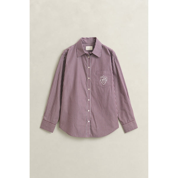 Relaxed Fit Striped Classic Poplin Shirt