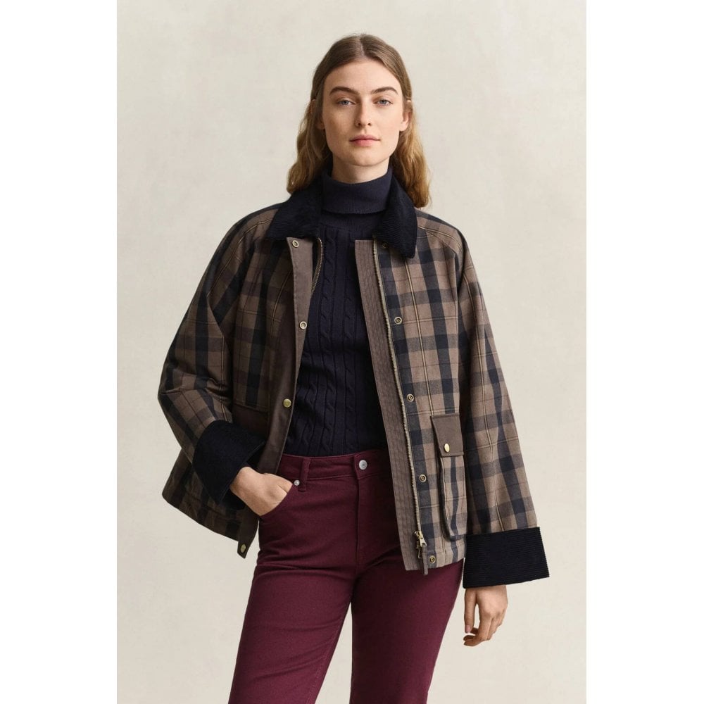 Checked Wax Jacket