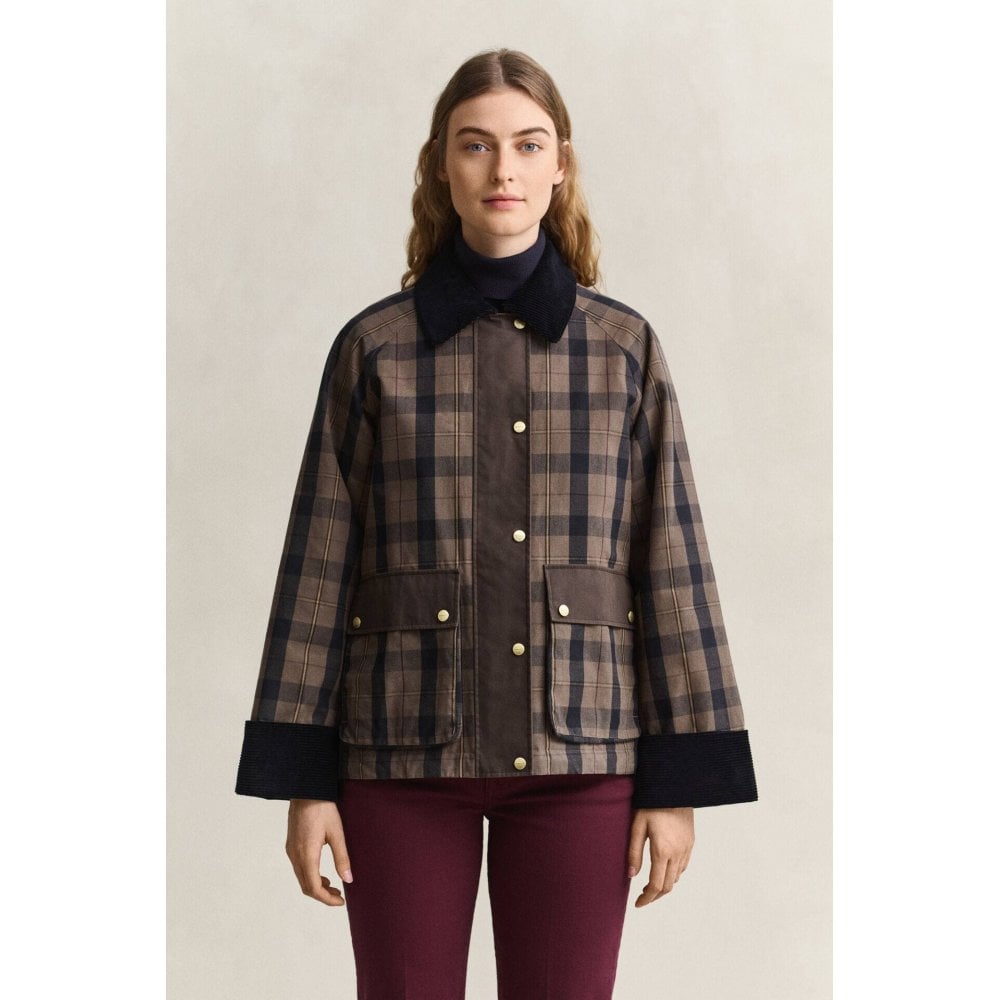 Checked Wax Jacket