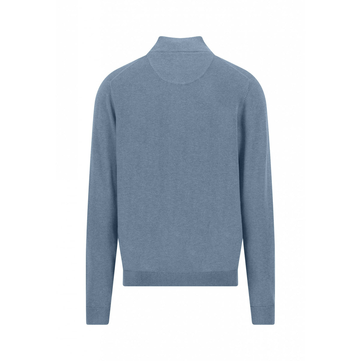 Knitted Troyer-Zip Sweater