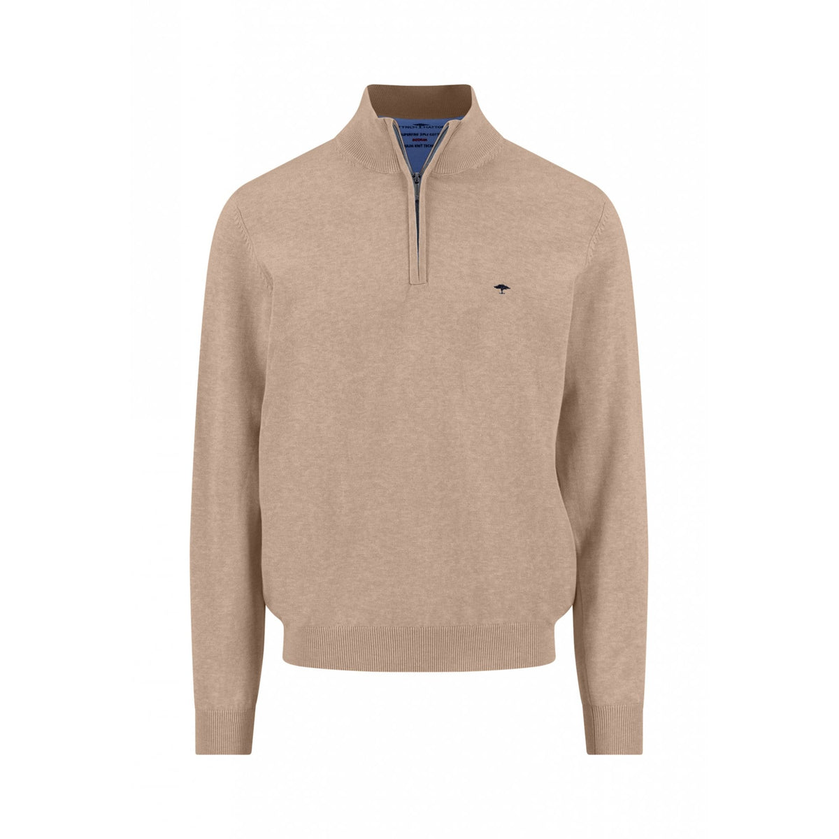 Classic Fine Knit Troyer Quarter Zip